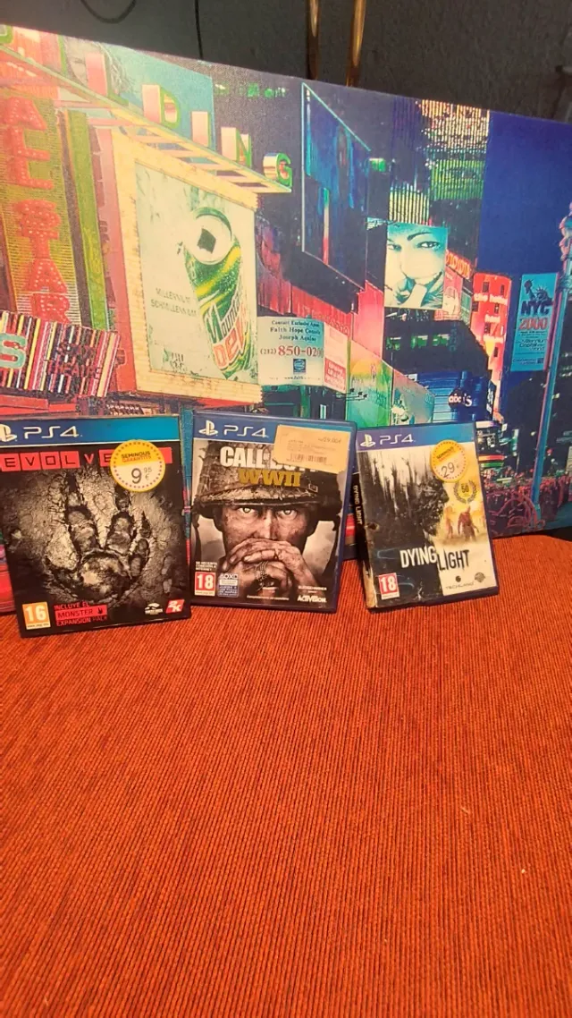3 Juegos PS4: Evolve, Call of Duty WWII, Dying7709