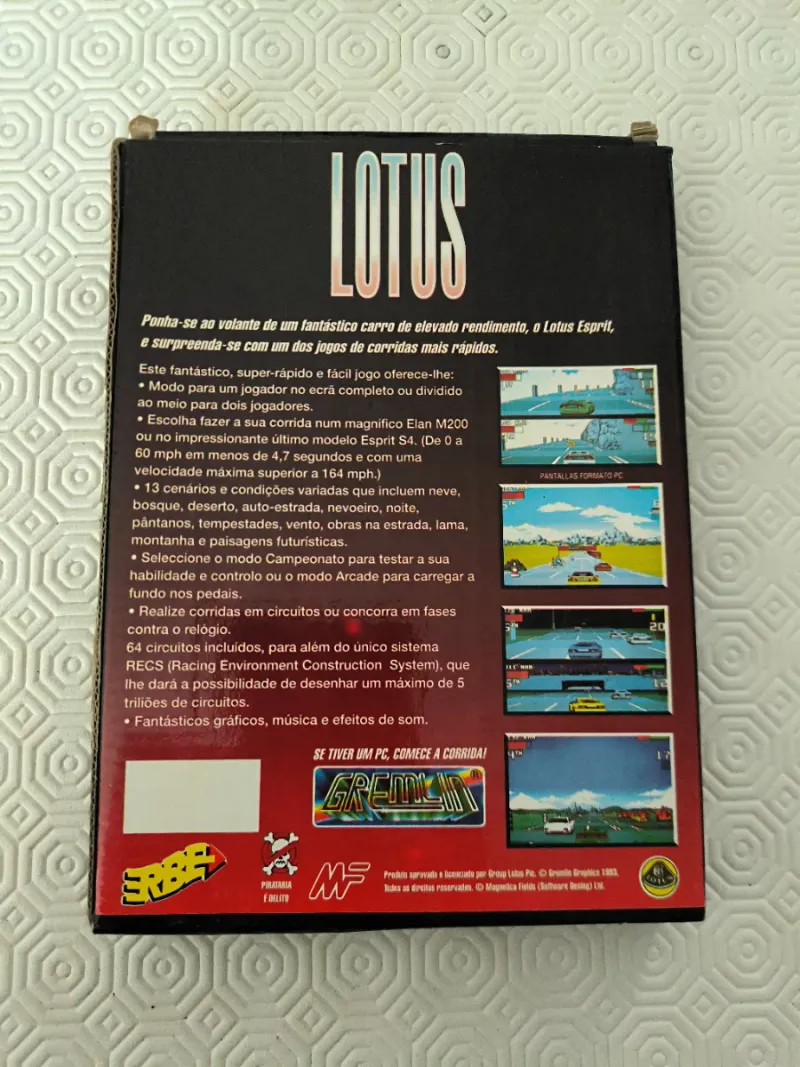 Juego de PC MS-DOS Lotus: El Desafío Definitivo afbeelding 2