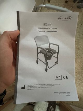 Silla WC García con ruedas - Nueva