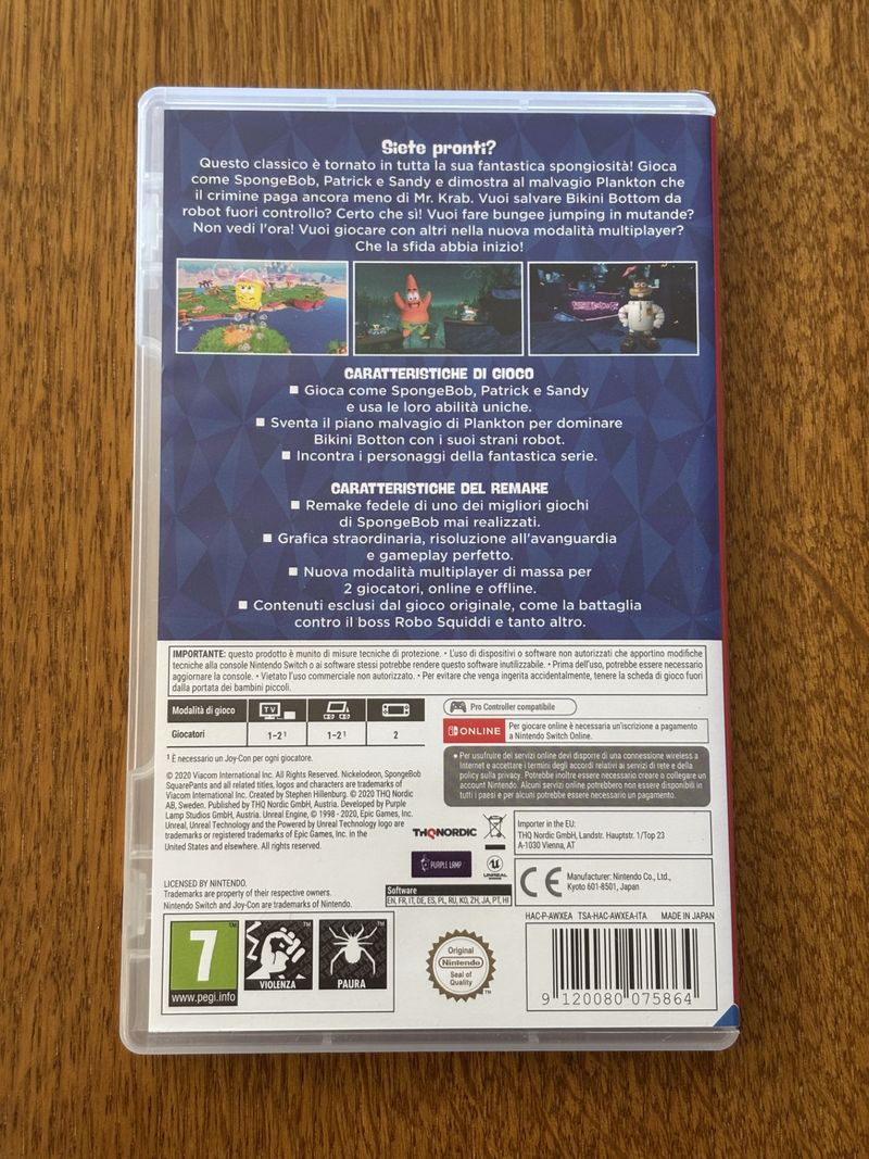 Venta de SpongeBob Battle for Bikini Bottom Rehydrated para Nintendo Switch afbeelding 2