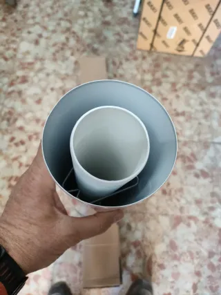 Chimenea Caldera Condensación Plástico