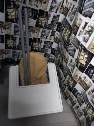 Trona Ikea Azul completa