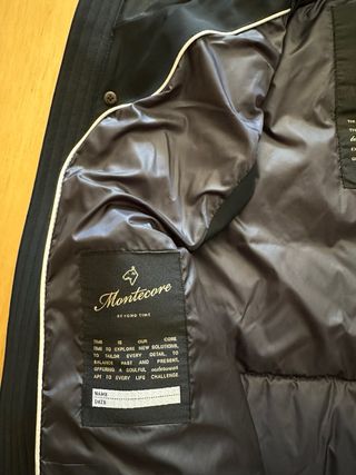 Chaleco Montecore de plumas auténticas talla 54