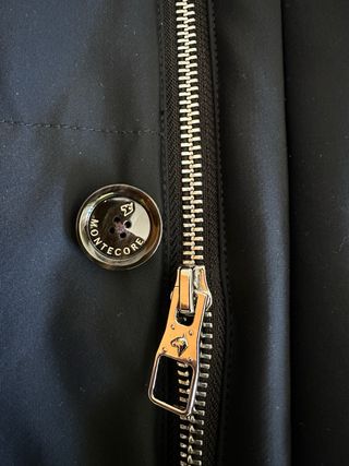 Chaleco Montecore de plumas auténticas talla 54