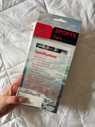 Cámara Deportiva Acuática HD 1080p