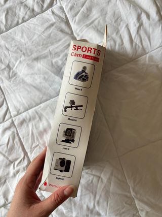 Cámara Deportiva Acuática HD 1080p