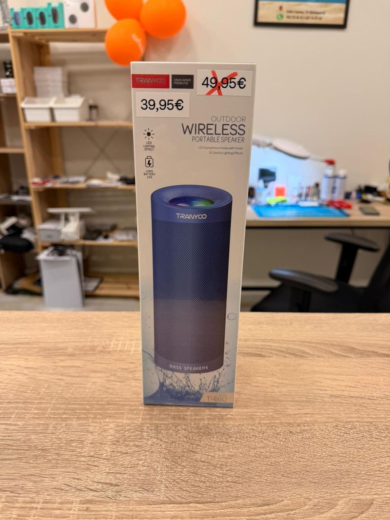 Altavoz Bluetooth Tranyoo T-B10 Azul