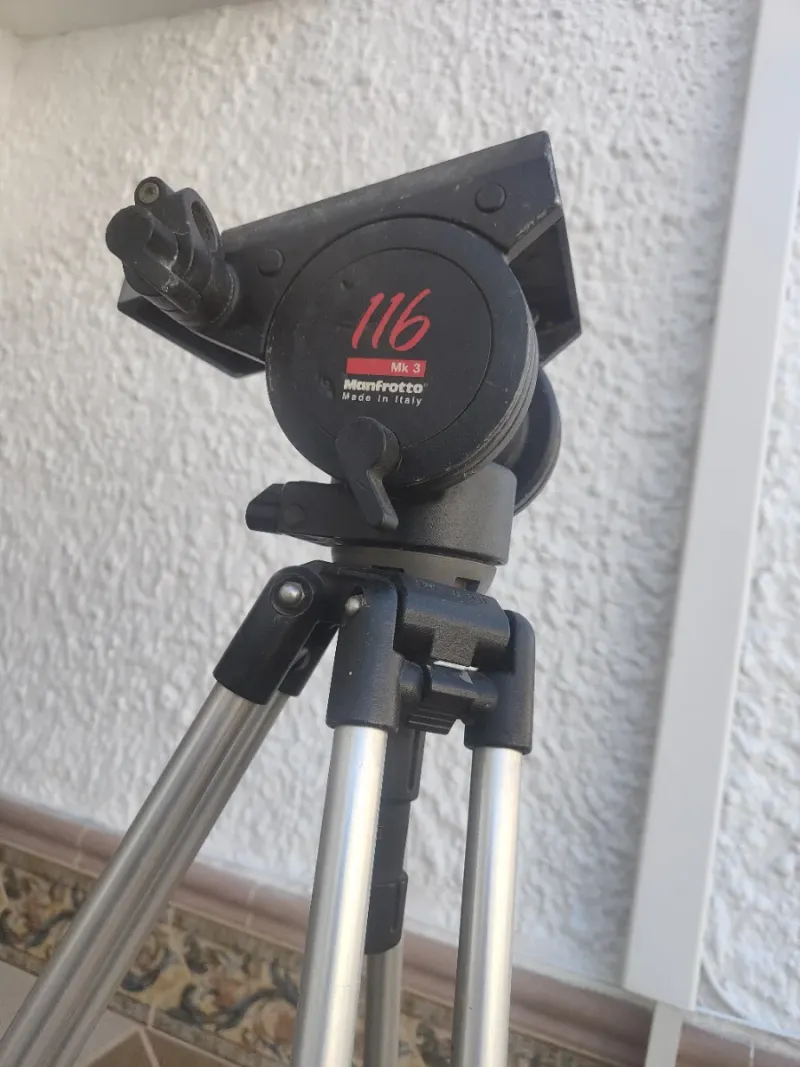 Trípode Manfrotto 351 + Cabezal 116 MK afbeelding 2