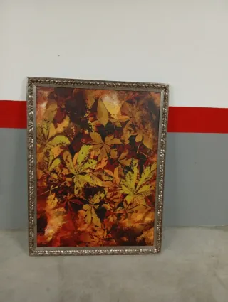 Cuadro Decorativo Hojas Otoño