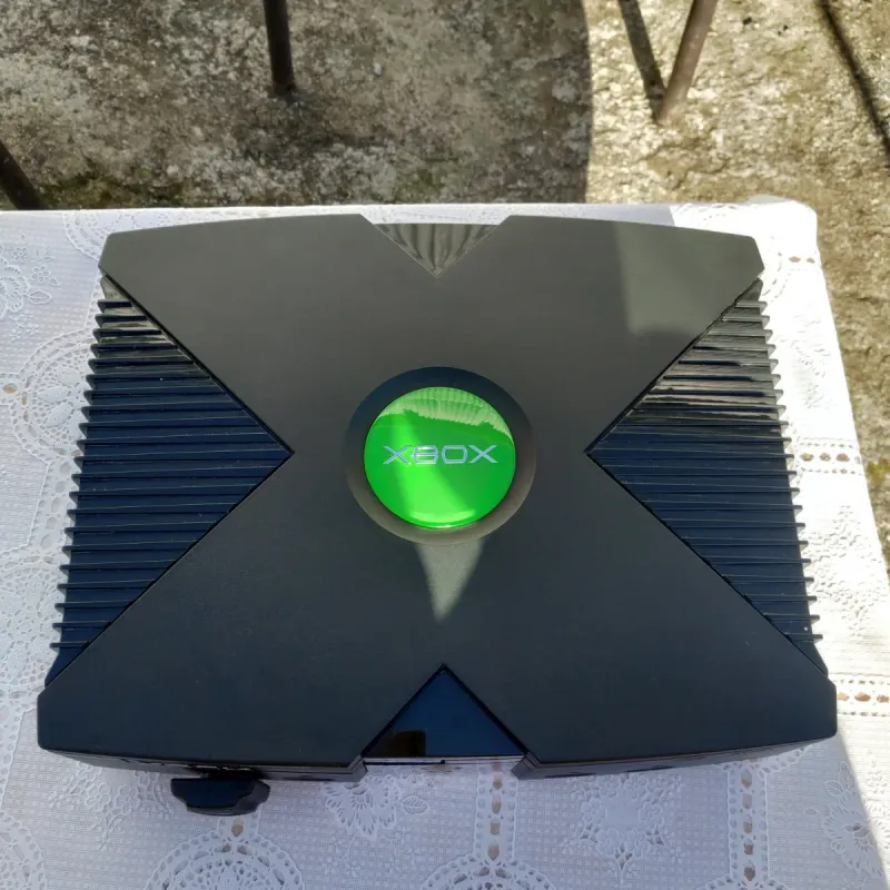 Xbox Clásica Negra y Verde
