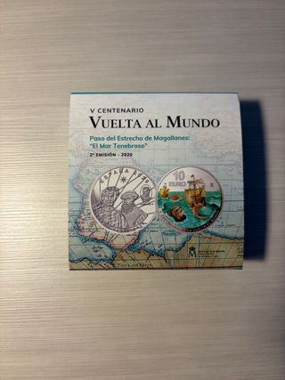 Moneda Plata FNMT Vuelta al Mundo 2020
