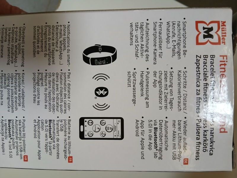 Pulsera Fitness Bluetooth , sin usar. Nueva afbeelding 3