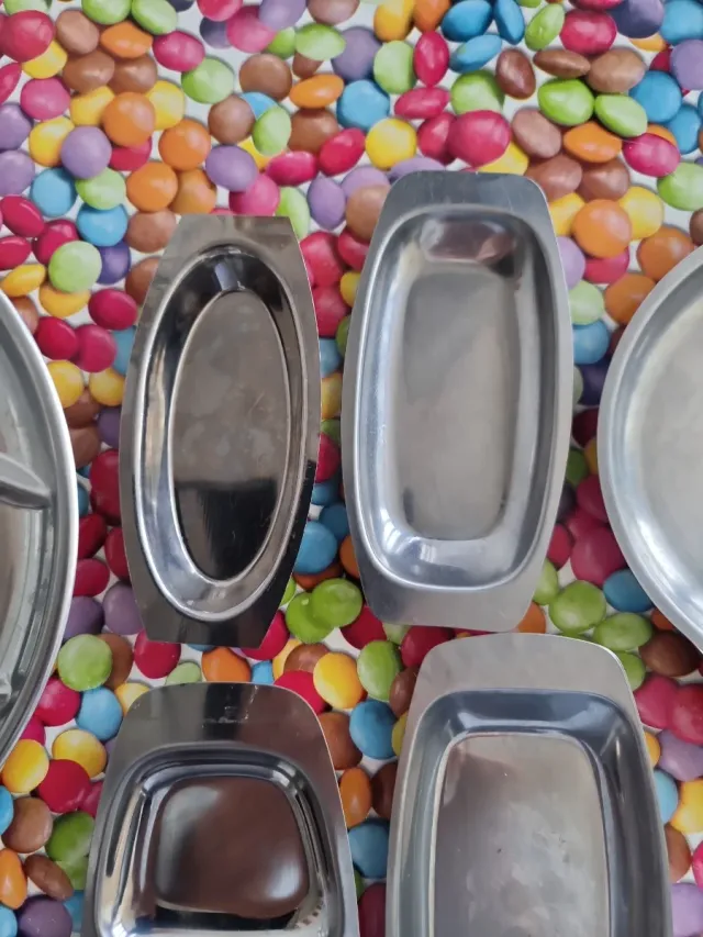 Bandejas Acero Inoxidable, en perfecto estado