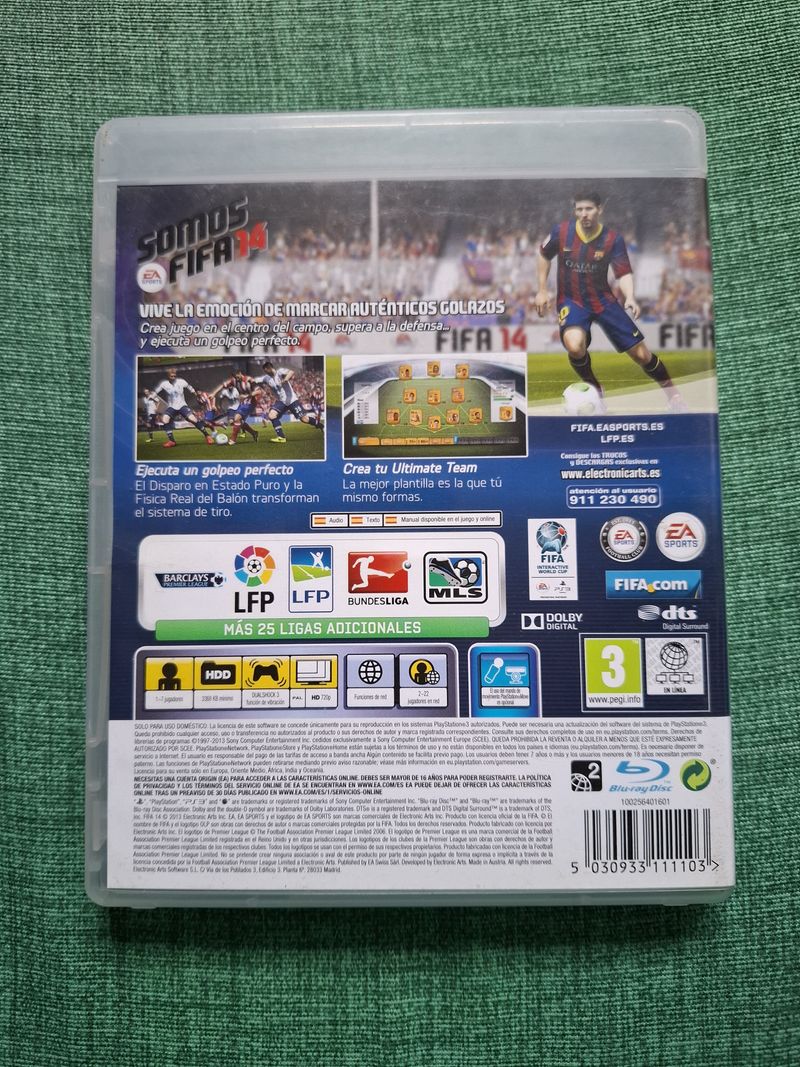 Juego PS3 FIFA 14 (Como Nuevo) afbeelding 3