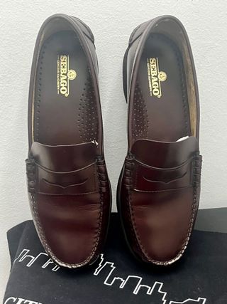 Sebago Dan Po Loafers Talla 44.5. Color marron