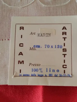 Asciugamani Lino Sfilato Siciliano