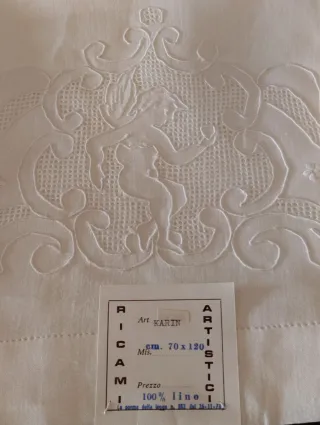 Asciugamani Lino Sfilato Siciliano