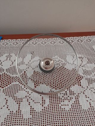 Coperchio nuovo in vetro temperato diam 16 cm con