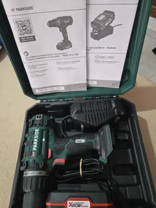 Atornilladora y percutor Parkside