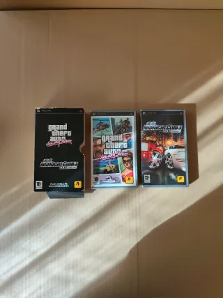 Pack GTA Vice City Stories + Midnight Club 3 PSP