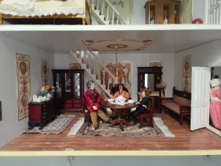 Casa de muñecas completa