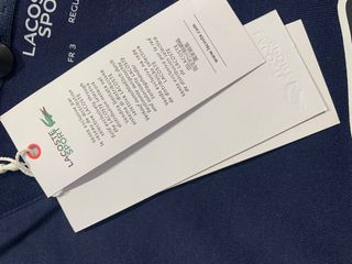 T-shirt Lacoste Sport con Coccodrillo Taglia S