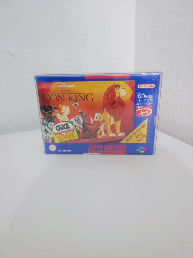 Super Nintendo The Lion King PAL