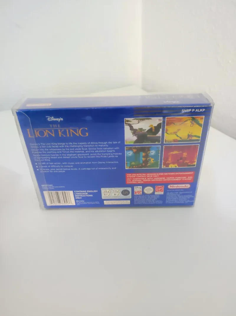 Super Nintendo The Lion King PAL afbeelding 2