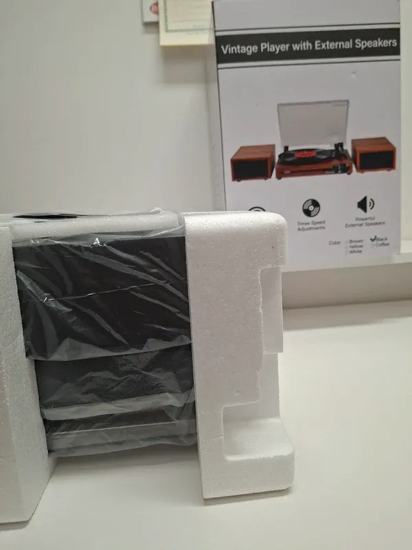 Tocadiscos Bluetooth Vintage con Altavoces afbeelding 2