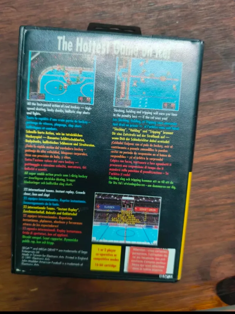 EA Hockey - Sega Megadrive afbeelding 2