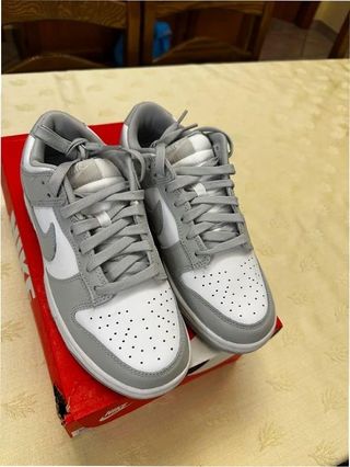 Nike Dunk Low Grey Fog Talla 39