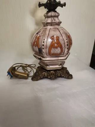 Lampada da comodino in ceramica vintage nr 1