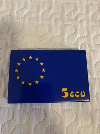 Moneda 5 ECU de Plata del 1989