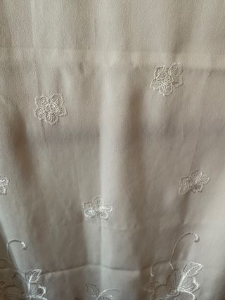 Foulard chal bordado con flecos