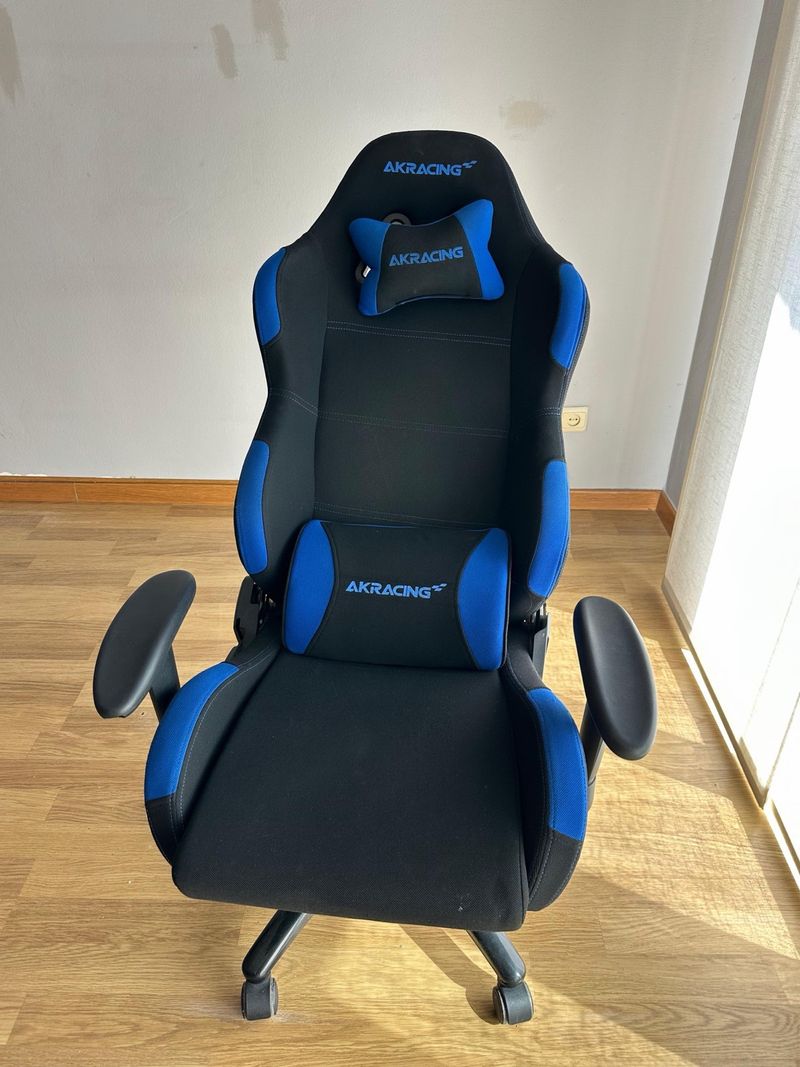 Silla Gaming AKRacing Negra y Azul