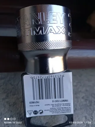 Llave de vaso Stanley Fatmax 34mm 1/2