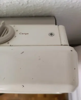 Acumulador eléctrico Dimplex. Recogida en mano.