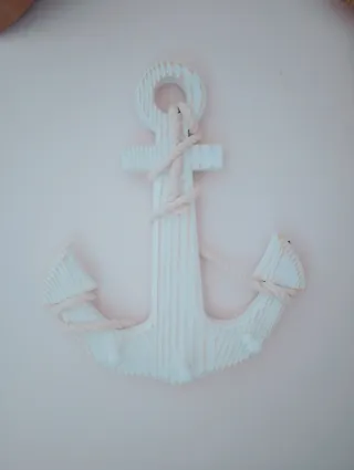 Perchero Ancla Madera Decorativo