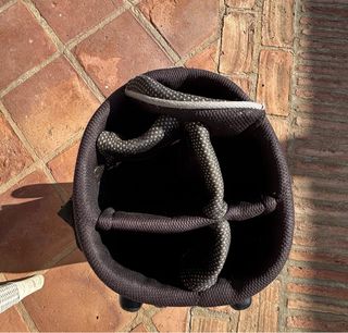 Bolsa de golf negra y azul