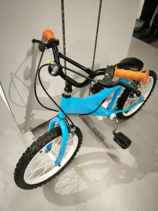 Bicicleta infantil Aviones azul