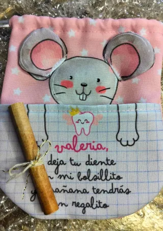 Saquito guarda dientes Ratoncito Pérez