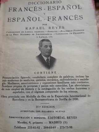 Diccionario español frances