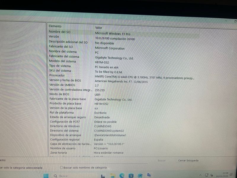 PC i5 3.1Ghz 8GB RAM 256GB SSD + 1TB HDD afbeelding 2