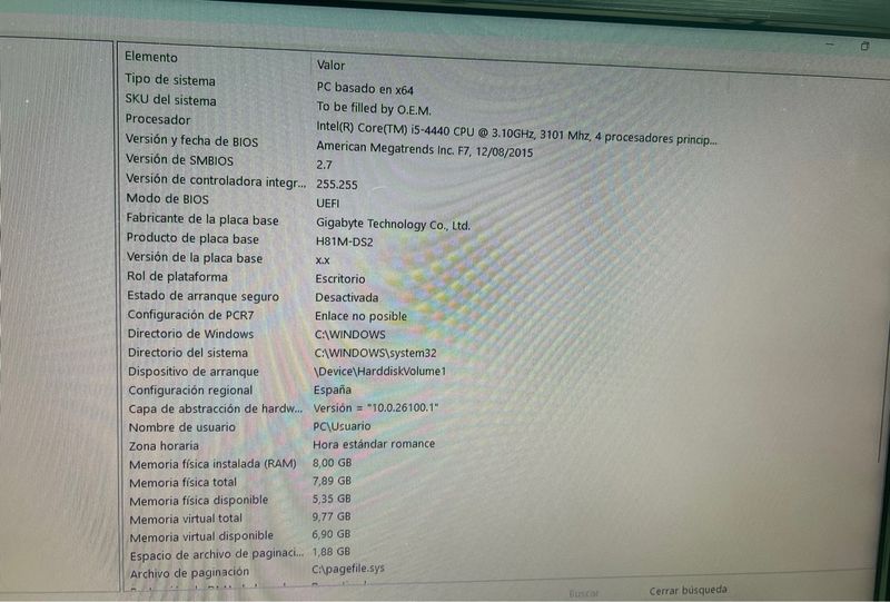 PC i5 3.1Ghz 8GB RAM 256GB SSD + 1TB HDD afbeelding 3
