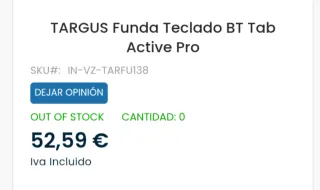 Funda Tablet Targus con Teclado