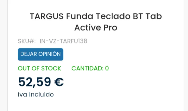 Funda Tablet Targus con Teclado afbeelding 8