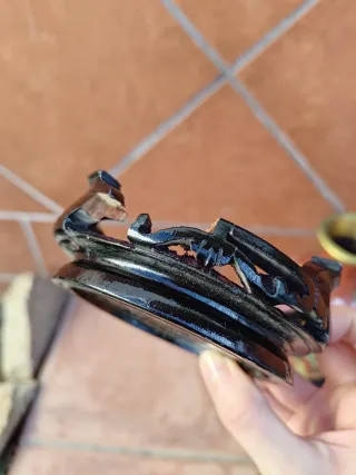 Par de jarrones florales