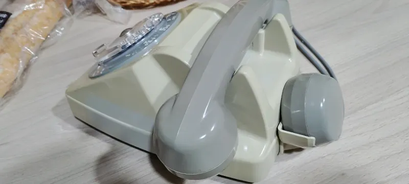 Teléfono Francés Vintage Ericsson Beige afbeelding 4