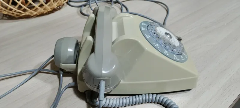 Teléfono Francés Vintage Ericsson Beige afbeelding 7