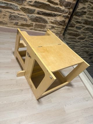 Torre de aprendizaje convertible madera